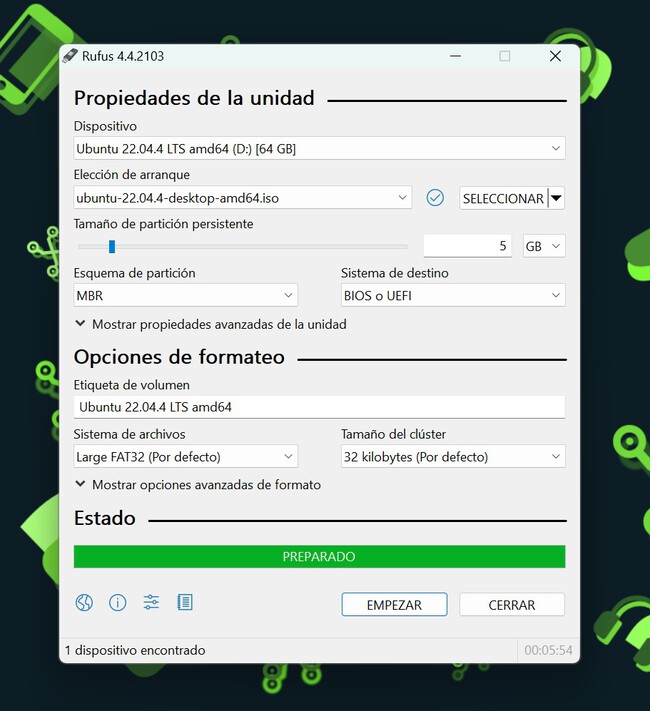 Cómo crear un USB booteable de Linux desde Windows