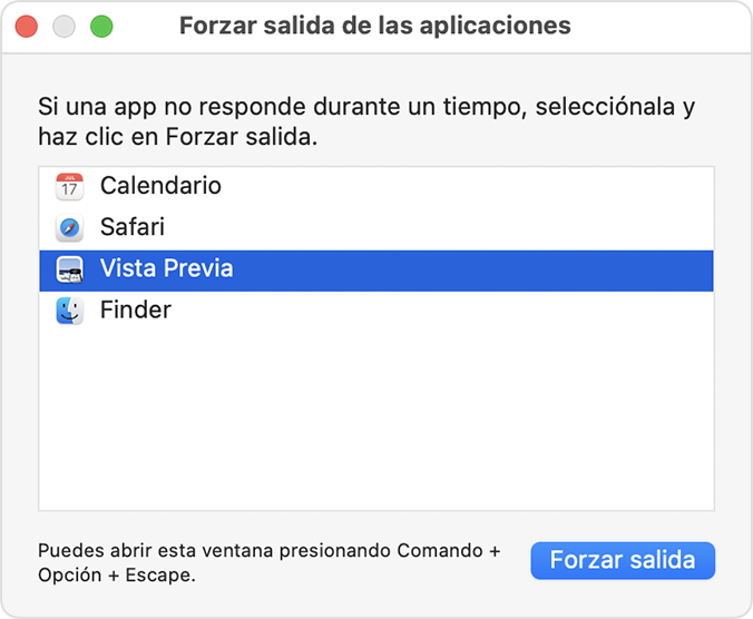 Cómo forzar el cierre de apps bloqueadas en Mac