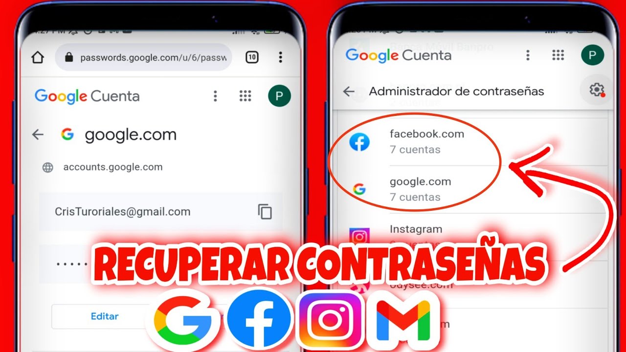 Cómo recuperar contraseñas guardadas en el navegador