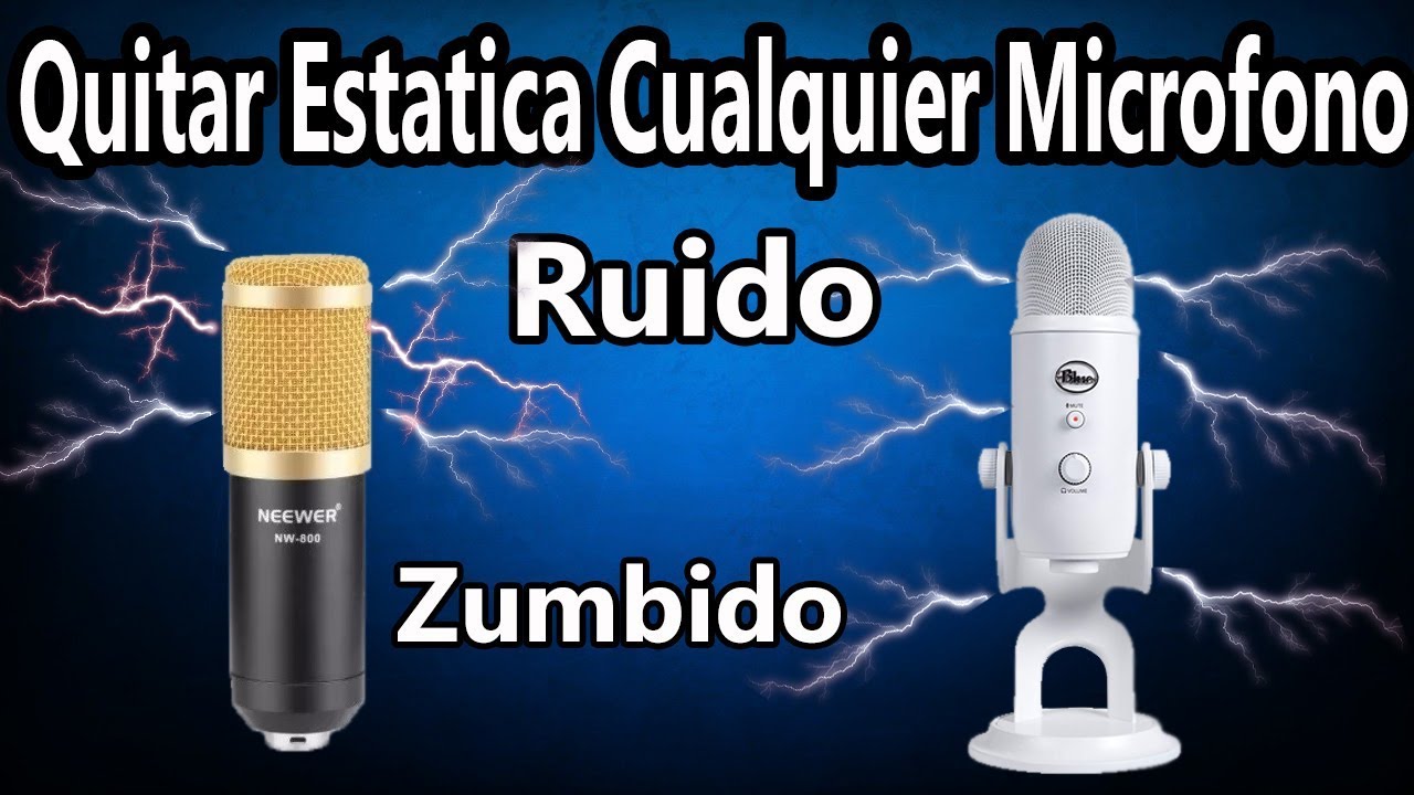 Micrófono de condensador hace ruido de estática: Solución cable