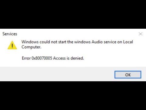 Reparar error 0x80070005 de Acceso Denegado en Windows