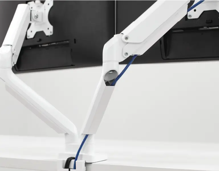 Solucionar brazo de monitor se cae (Ajuste de tensión)