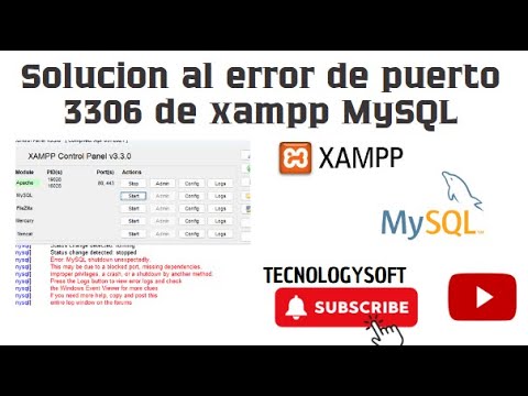 Solucionar error de puertos bloqueados en Apache/MySQL
