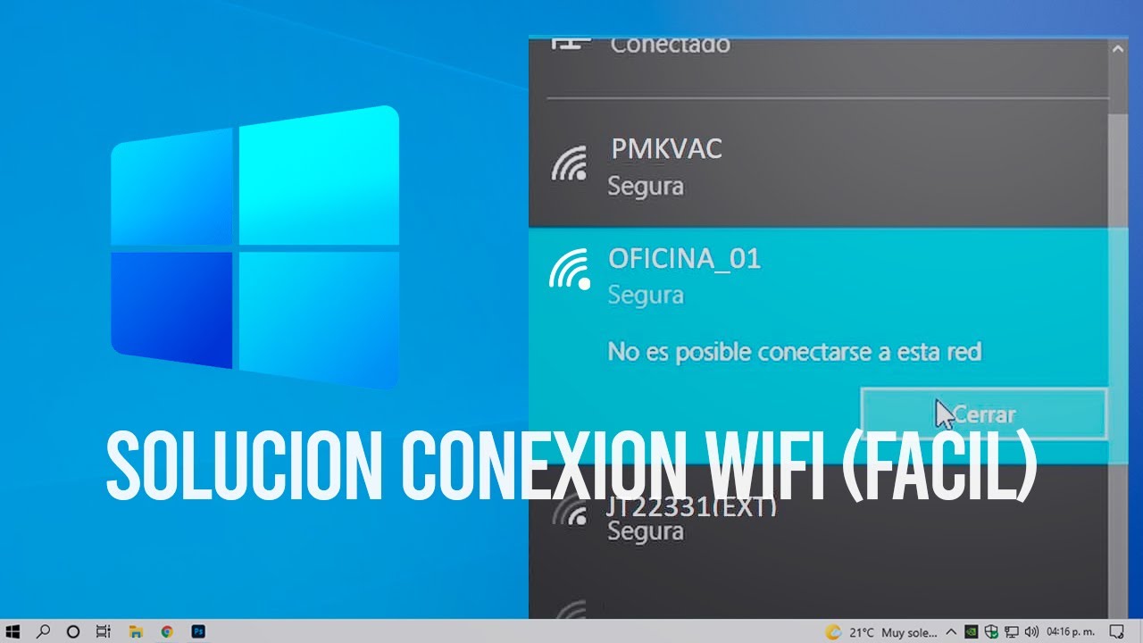Solucionar error «No se puede conectar a esta red» en Windows