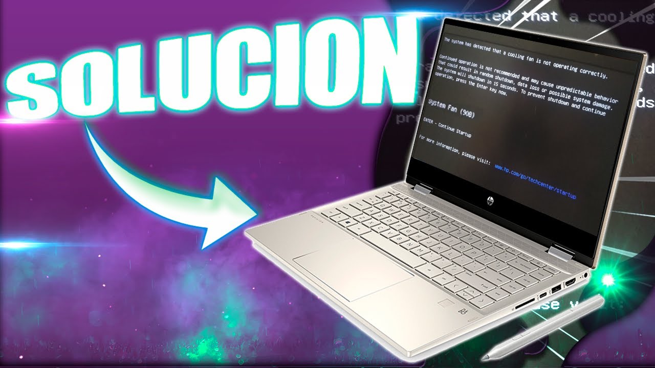 Solucionar «System Fan (90b)» error en arranque de HP