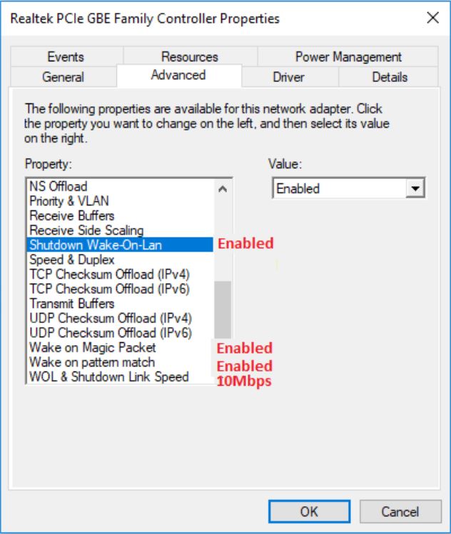 Solucionar Wake on LAN no funciona tras apagar
