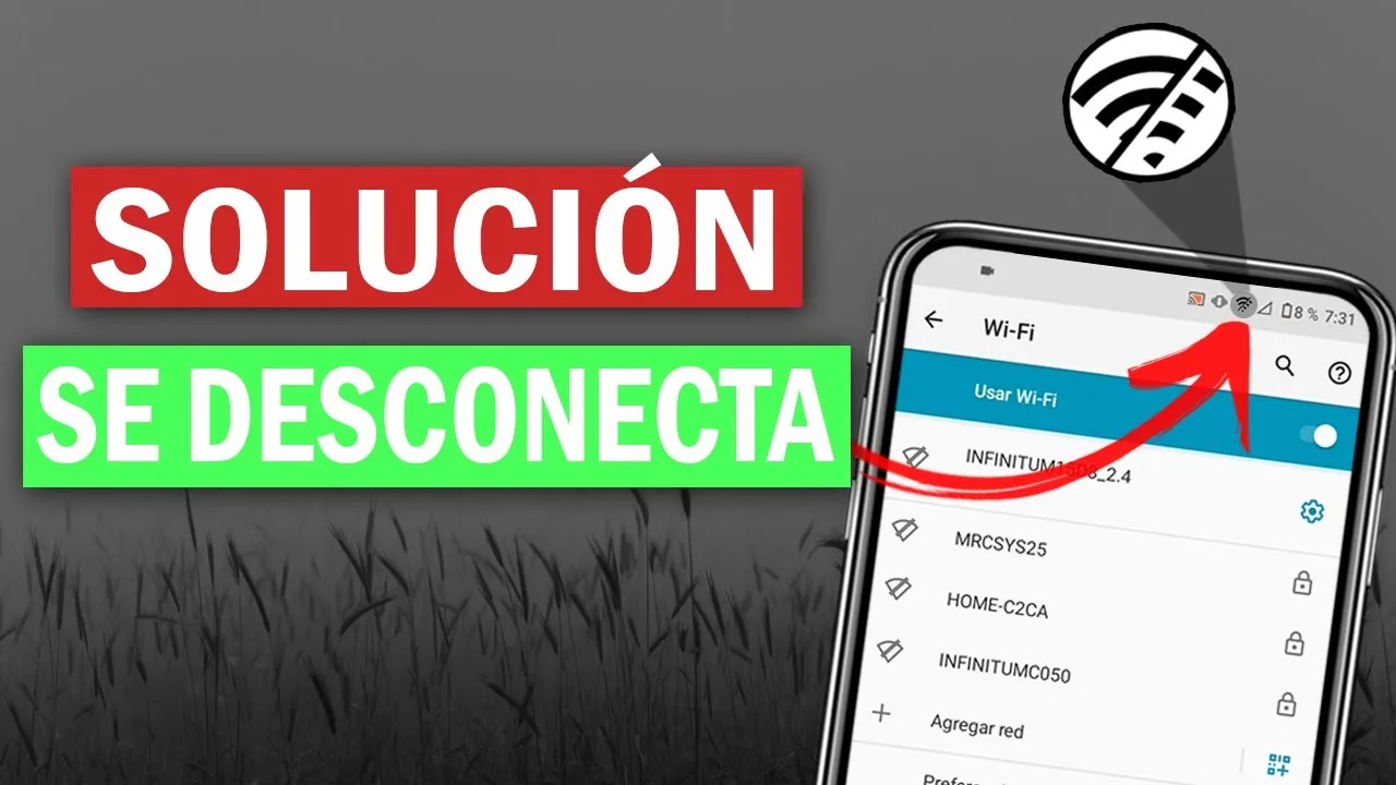 Solucionar WiFi se desconecta al bloquear el móvil